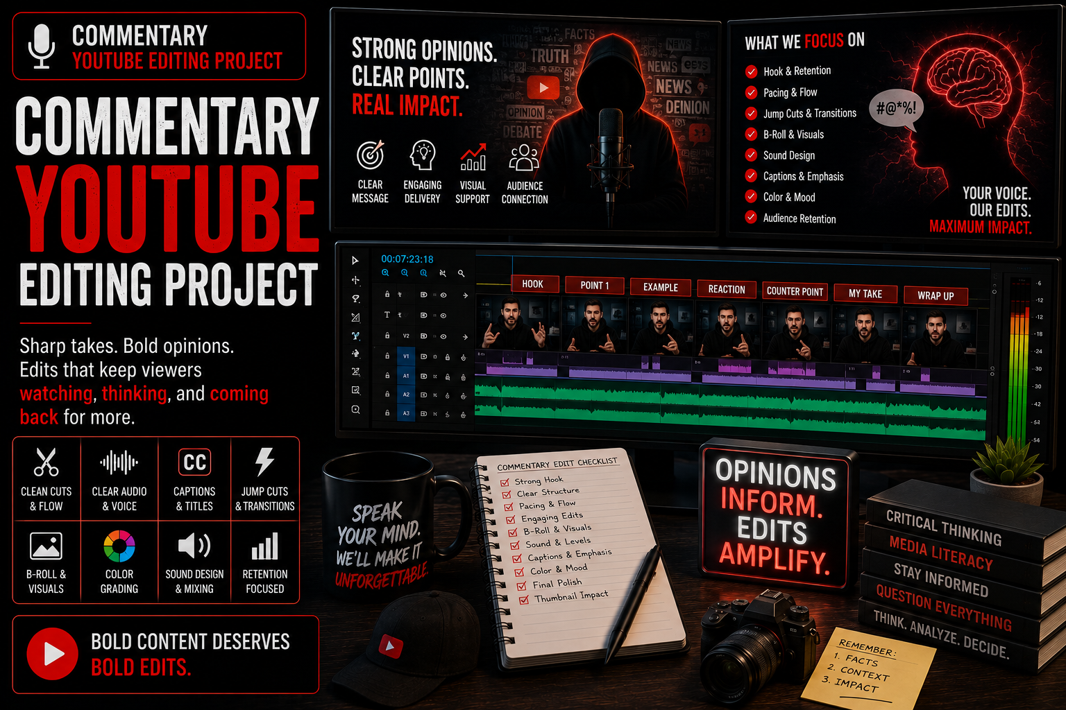 YouTube Commentary Editing Project