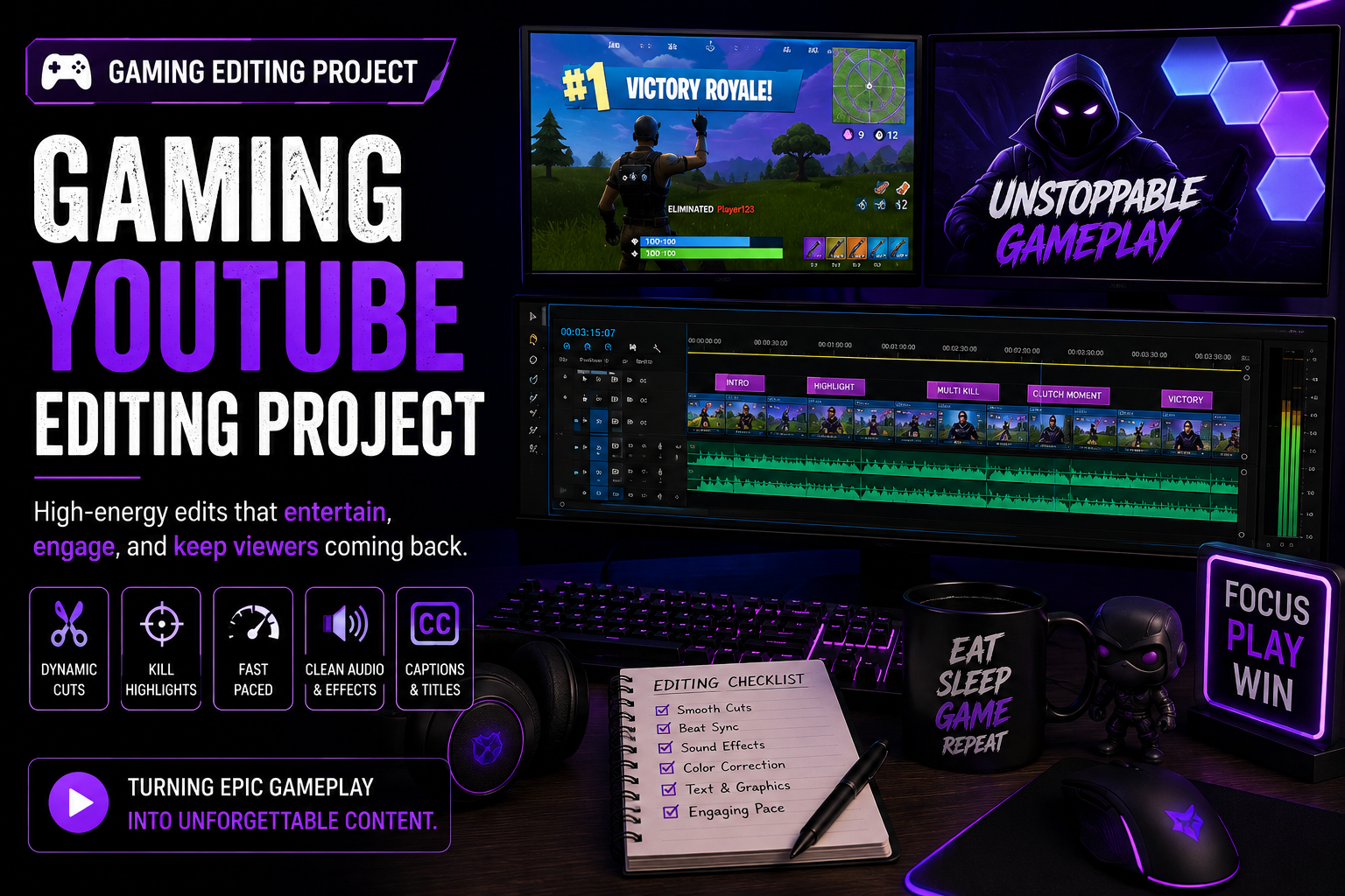Gaming YouTube Editing Project